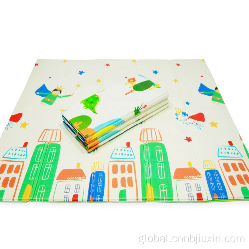 Premium Foam Korea Boys And Girls Playmat XPE foam folding custom kids carpets waterproof baby mat playmat Factory